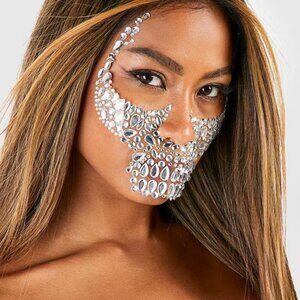 Halloween Skull Face Gems - New In Package